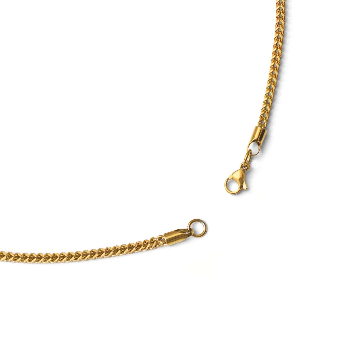 Square link chain necklace(cne0087g)