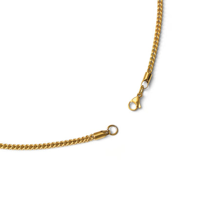 Square link chain necklace(cne0087g)