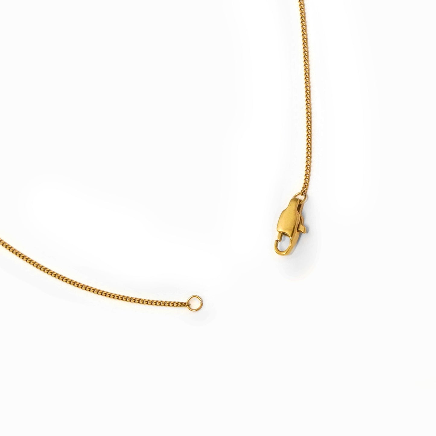 Square plate necklace (cne0110g)