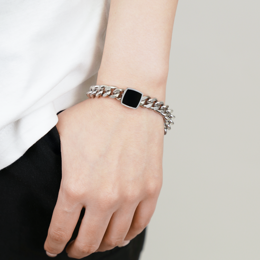 Square charm bracelet(rbr0038s)