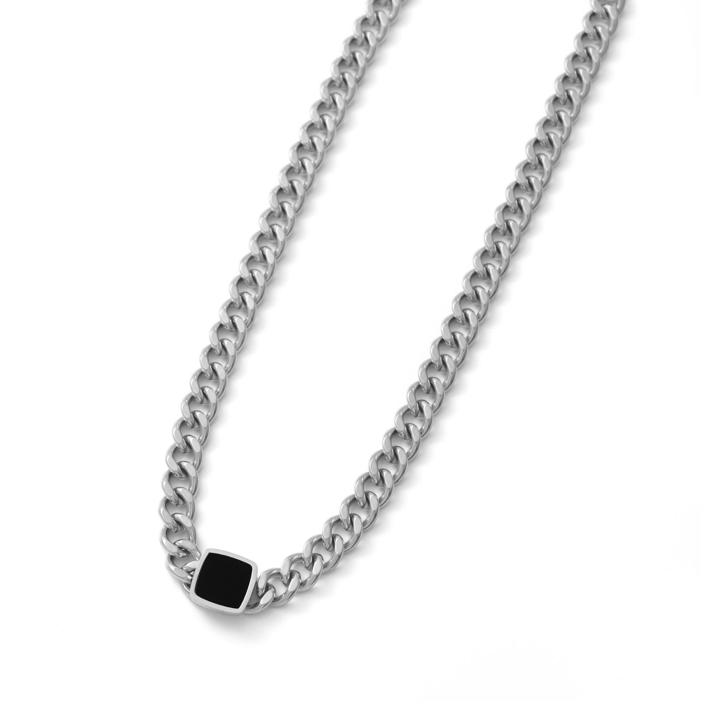 Square charm necklace(rne0103s)