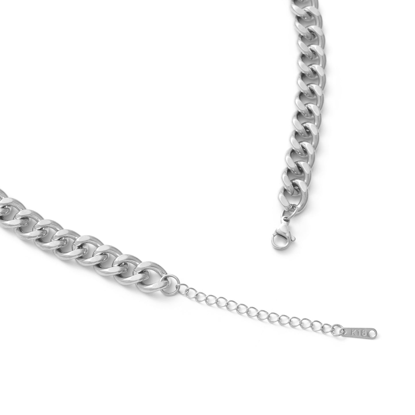 Square charm necklace(rne0103s)