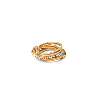 Triple finger zirconia ring (rri0116g)