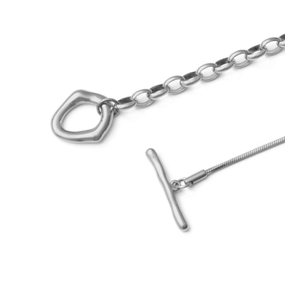 Two types long chain necklace (rne0114s)