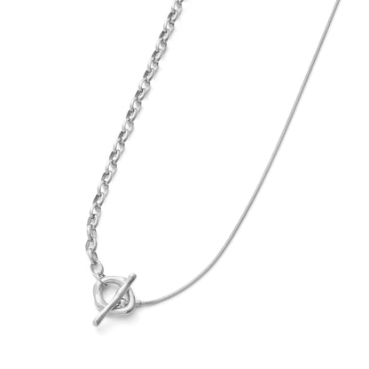 Two types long chain necklace (rne0114s)