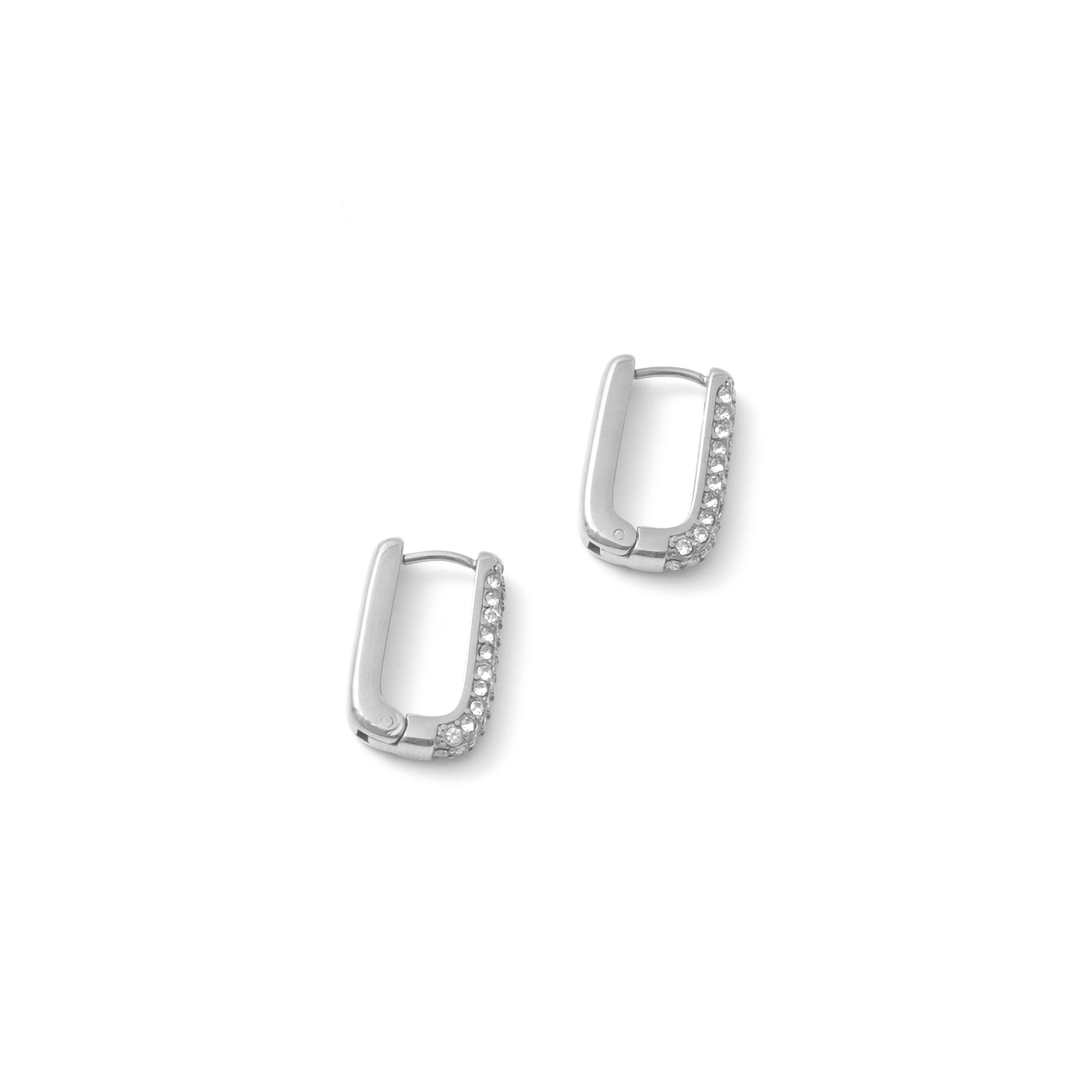 Zirconia U-line pierce silver｜cross Jewellia｜金アレ対応・ユニ