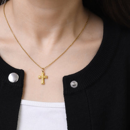 Vintage cross necklace(cne0077g)