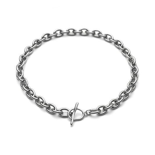 Unique cable chain necklace(cne0098s)