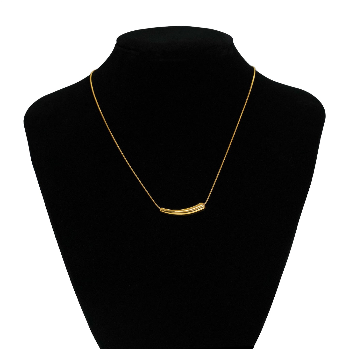 Eggplant snake chain necklace(cne0065g)