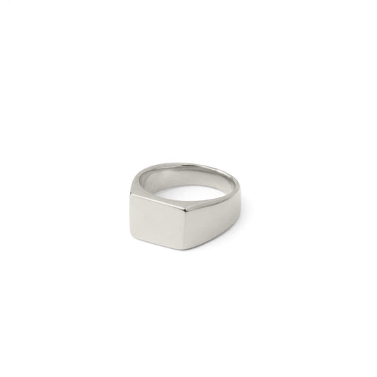 Slim square signet ring(cri0040s)