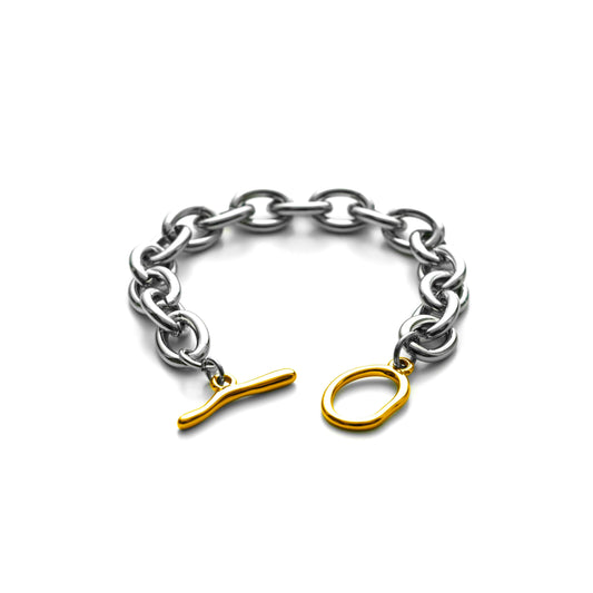 Unique cable chain bracelet(cbr0033b)