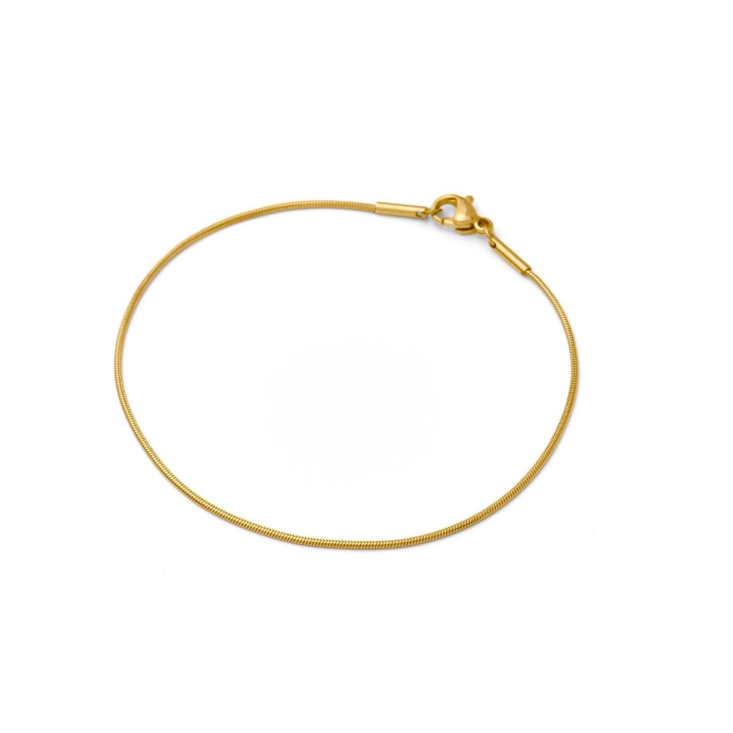 Round snake slim chain bracelet(cbr0030g)
