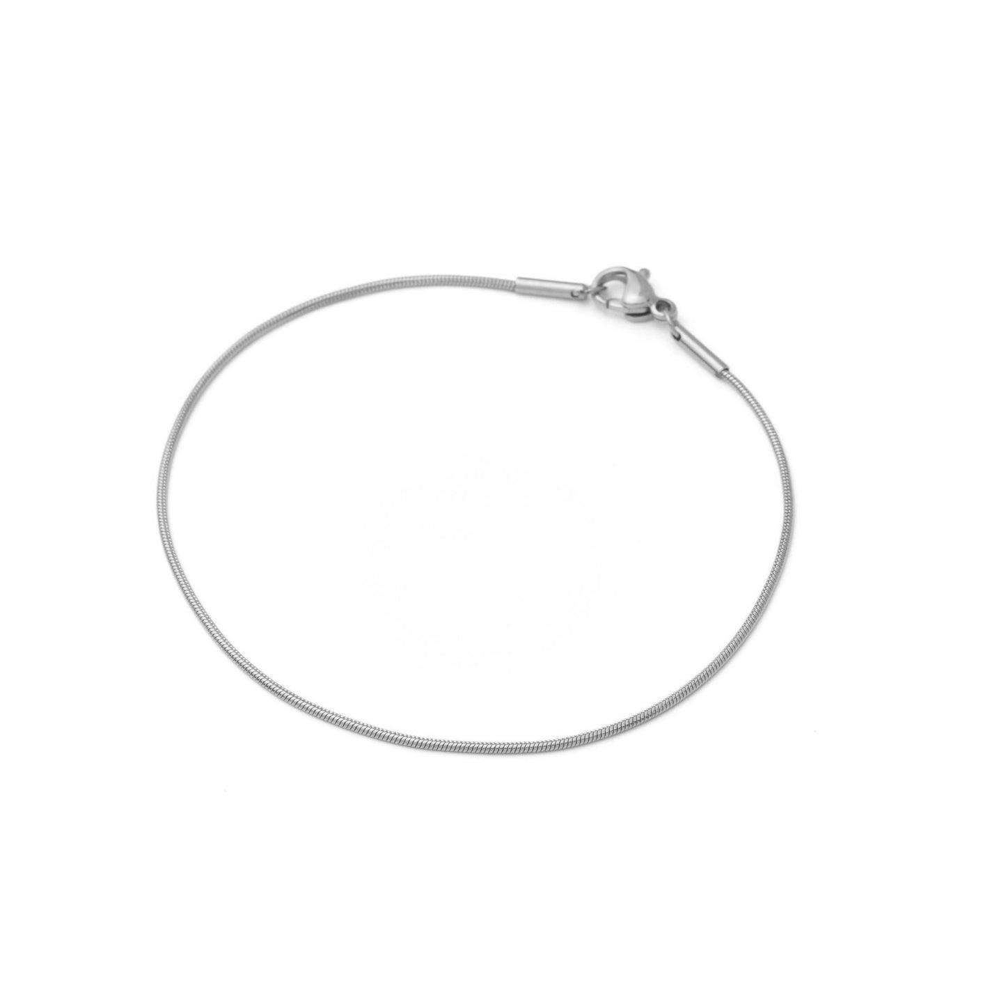 Round snake slim chain bracelet(cbr0031s)