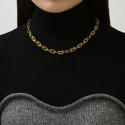 Leon chain necklace(rne0024g)