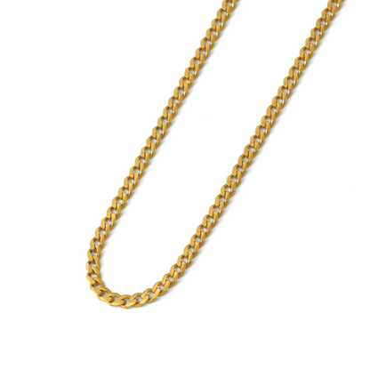 Flat link chain necklace(cne0020g)