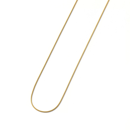 Round snake slim chain necklace(cne0059g)