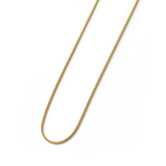 Round snake chain necklace(cne0085g)