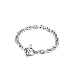 Round snake slim chain bracelet(cbr0030g) – cross Jewellia Round snake slim chain bracelet(cbr0030g) – cross Jewellia