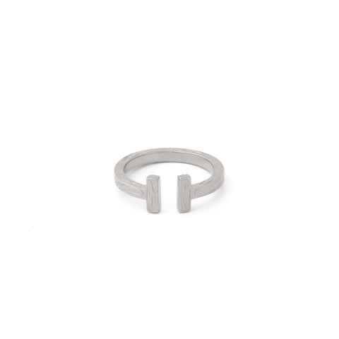 Hawaiian scroll T-shape ring(Hri0012s)