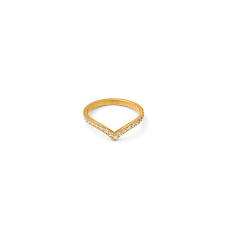 Zirconia v shape ring(rri0038g)