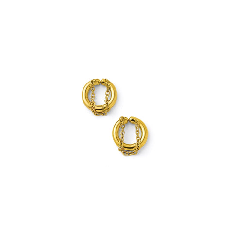 Small hoop chain earring(rar0003g)