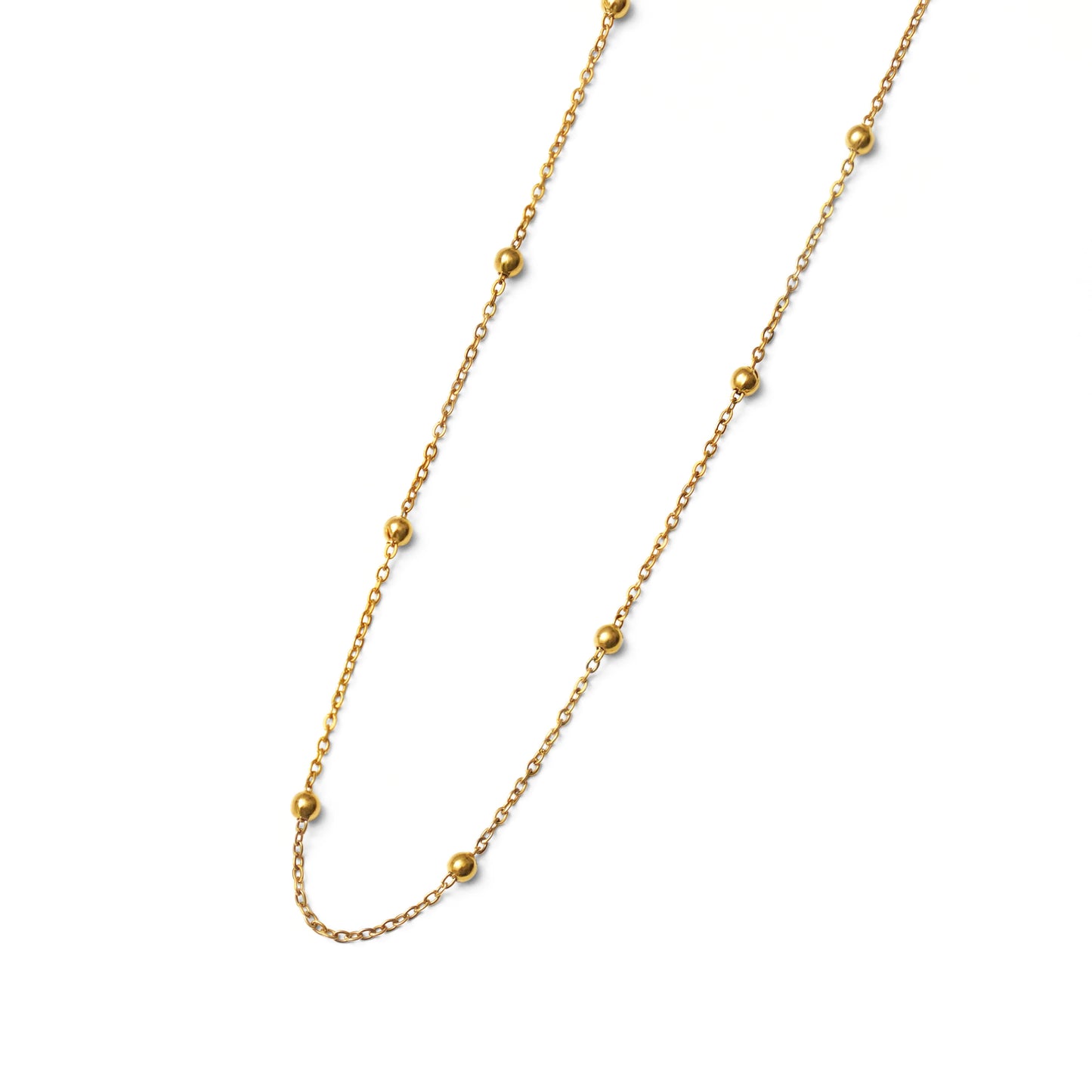 Dot ball necklace (rne0111g)