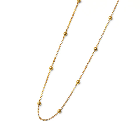 Dot ball necklace (rne0111g)