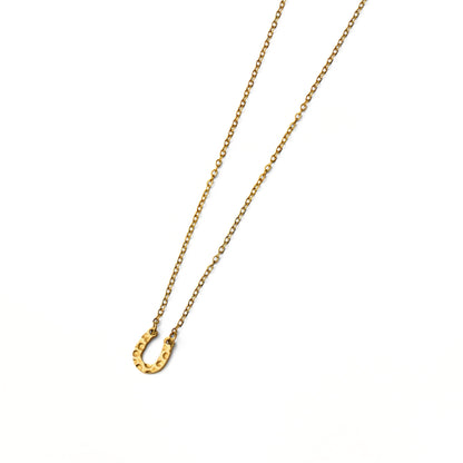 Tiny horseshoe necklace(cne0106g)