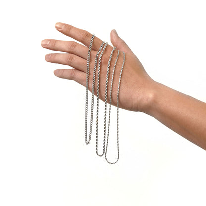 Rope chain necklace(cne0064s)