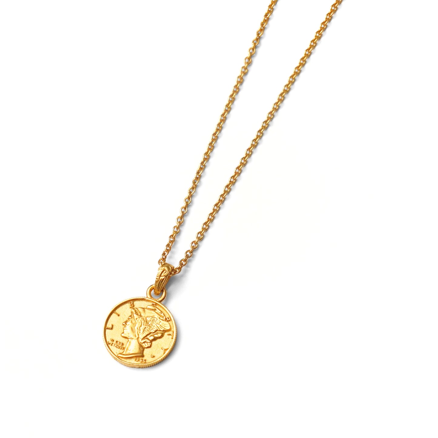 Hawaiian liberty coin necklace(Hne0003g)