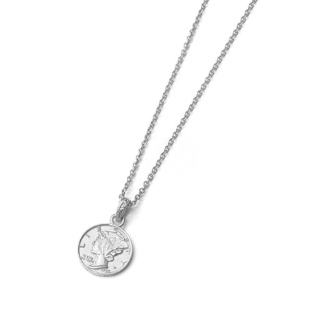 Hawaiian liberty coin necklace(Hne0004s)