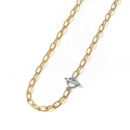 T　Sharp chain necklace (rne0128b)