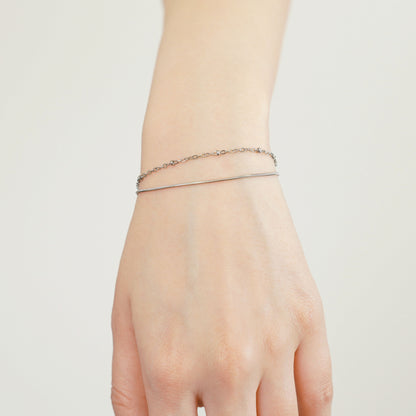 Double chain bracelet(rbr0051s)