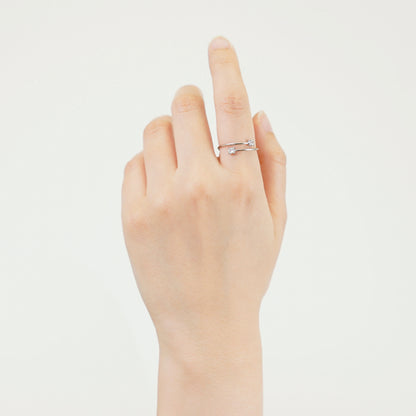 Double zirconia open ring(rri0120s)