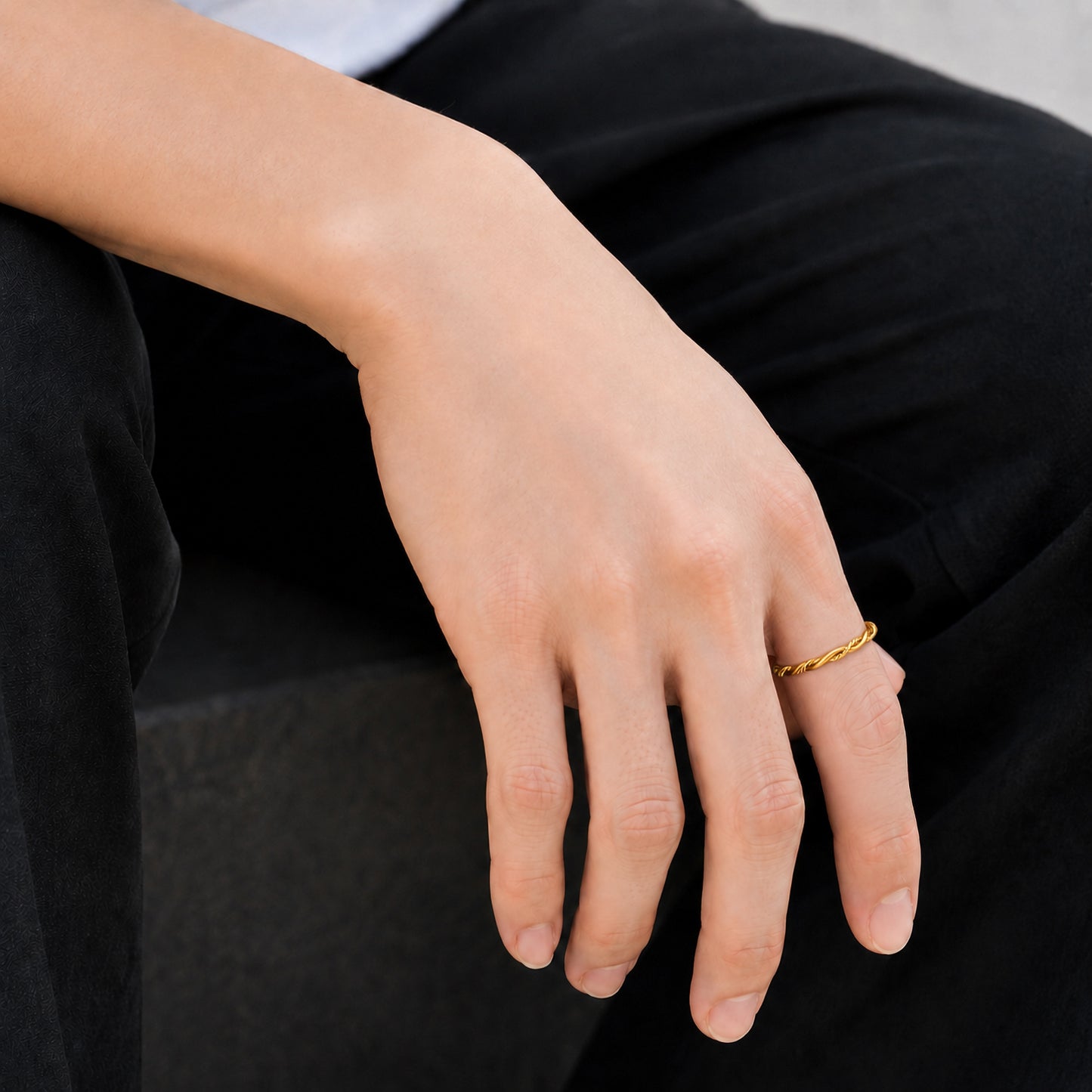 Rope twist ring(cri0110g)