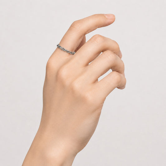 Rope twist ring(cri0111s)