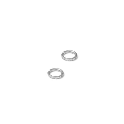 Cz small hoop earring (rar0005s)