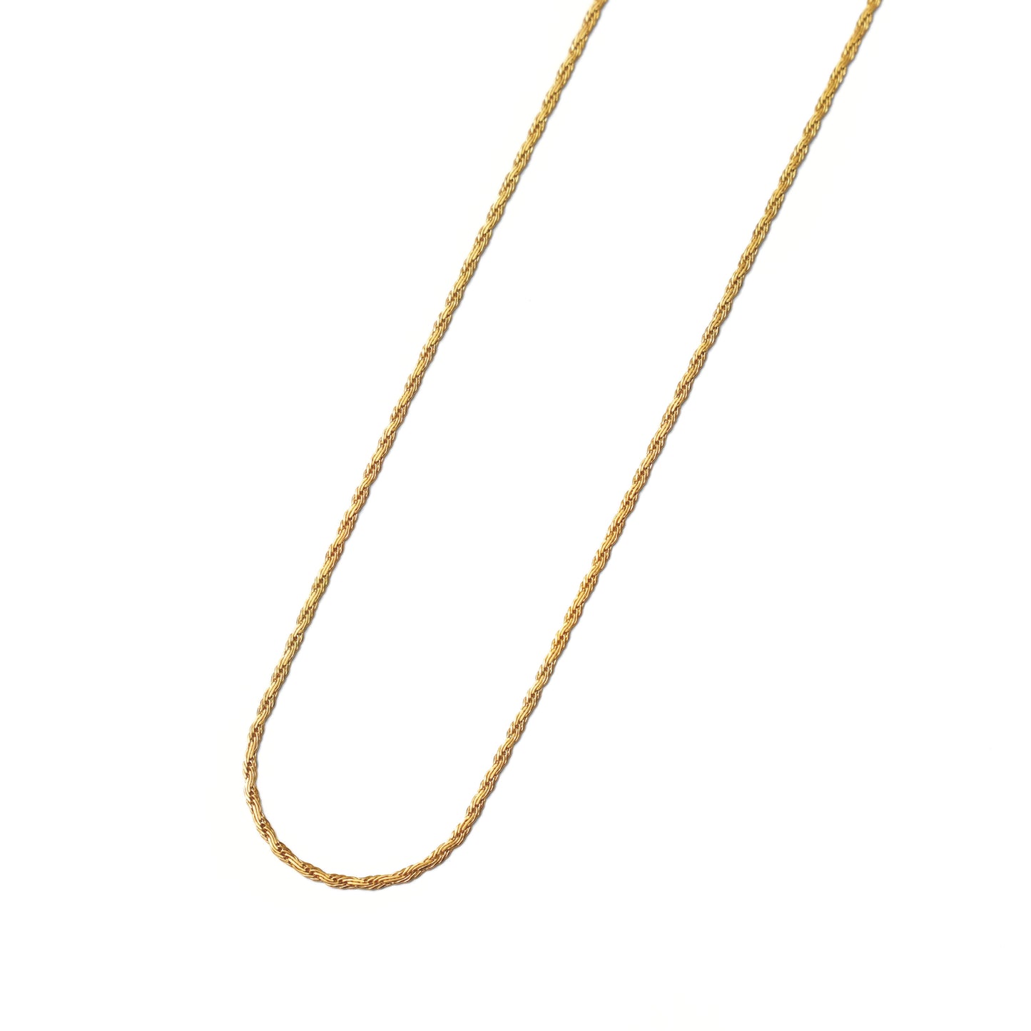 Flat rope chain necklace(rne0014g)