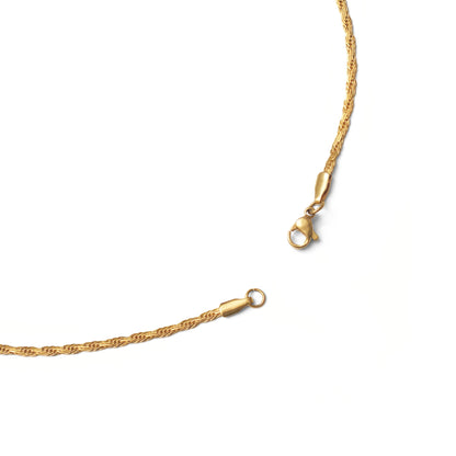 Flat rope chain necklace(rne0014g)