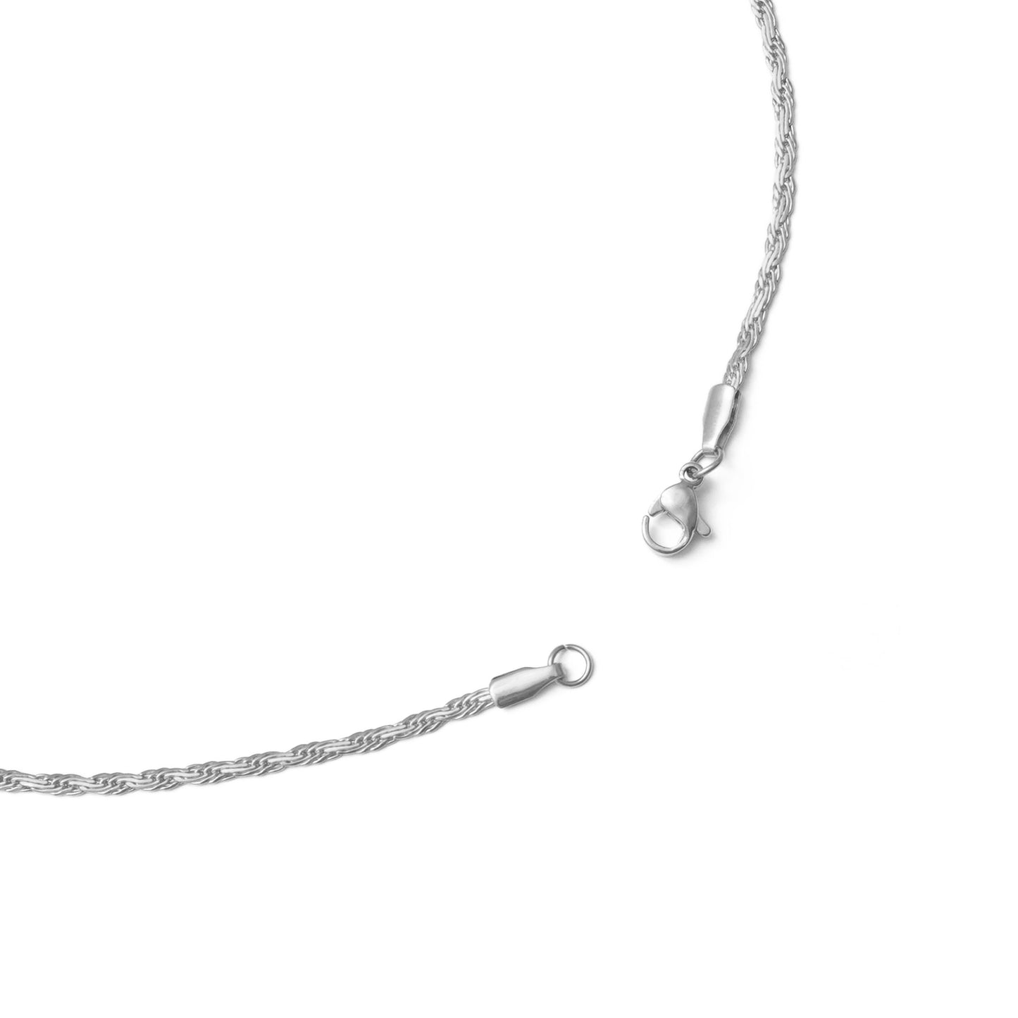 Flat rope chain necklace(rne0015s)