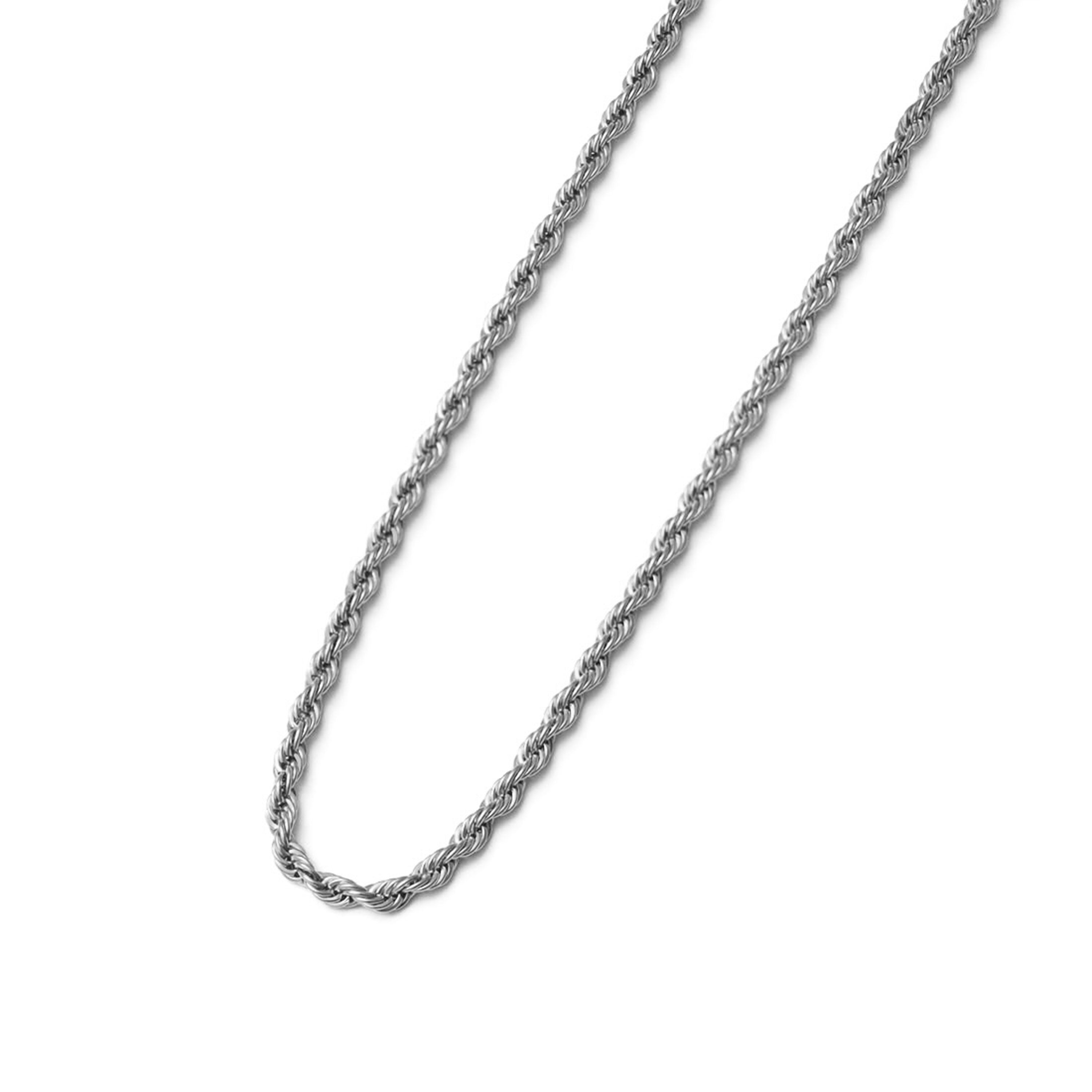 Rope chain necklace silver｜cross Jewellia｜金アレ対応・ユニ