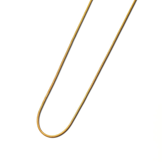 Round snake chain necklace(cne0085g)