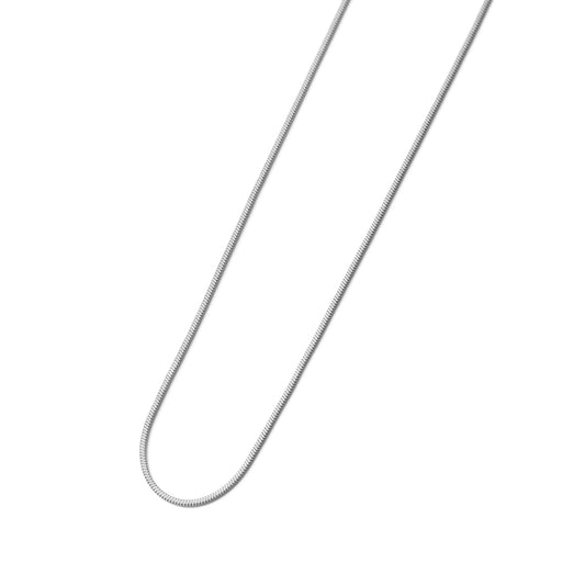 Round snake slim chain necklace(cne0060s)