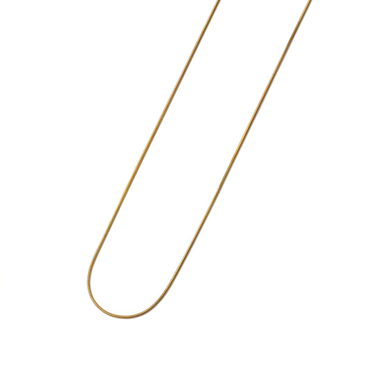 Round snake slim chain necklace(cne0059g)