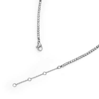 Cz tennis necklace (rne0119g)