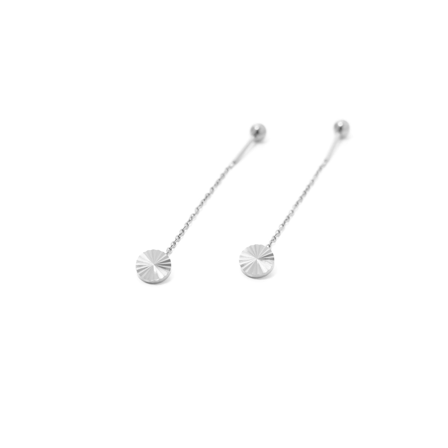 Jagged circle long chain pierce (rpi0081s)