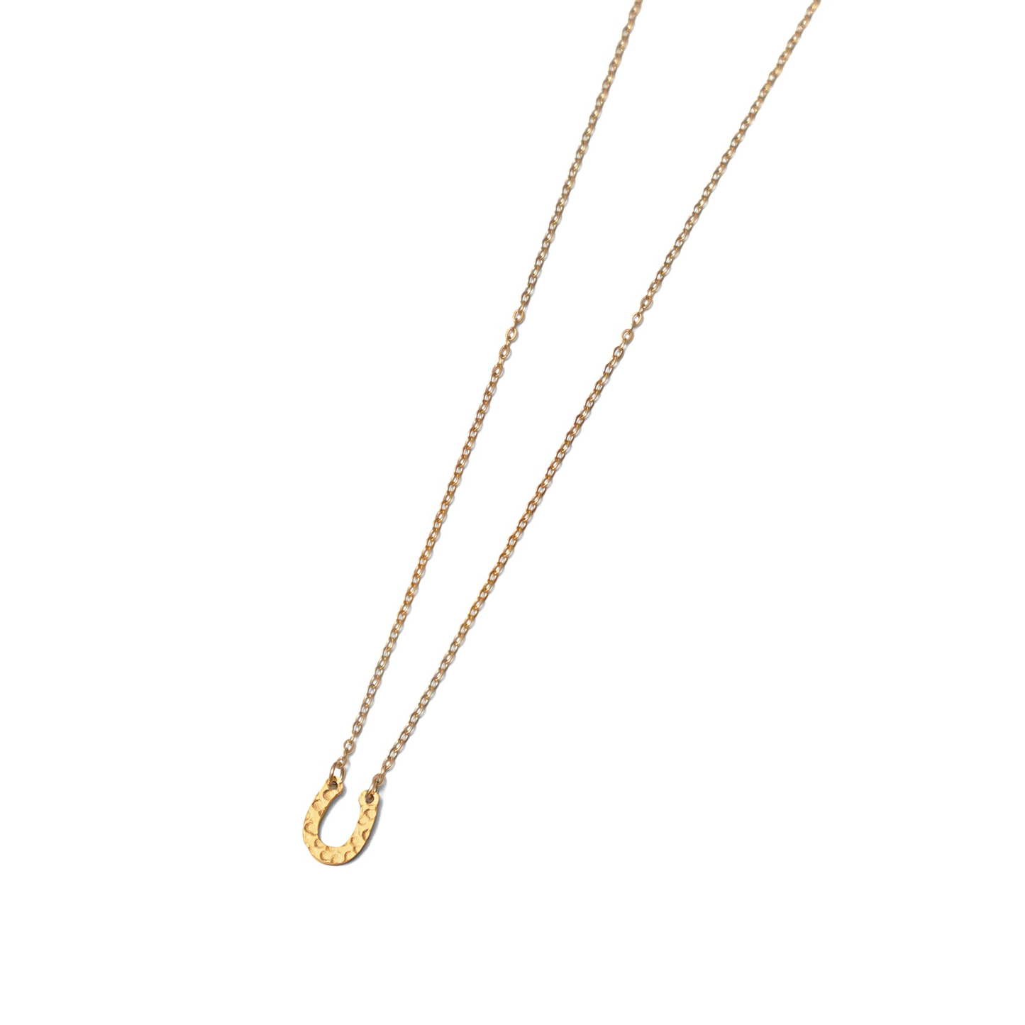 Tiny horseshoe necklace(cne0106g)