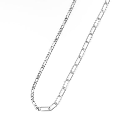 T　Two types chain necklace(rne0051s)