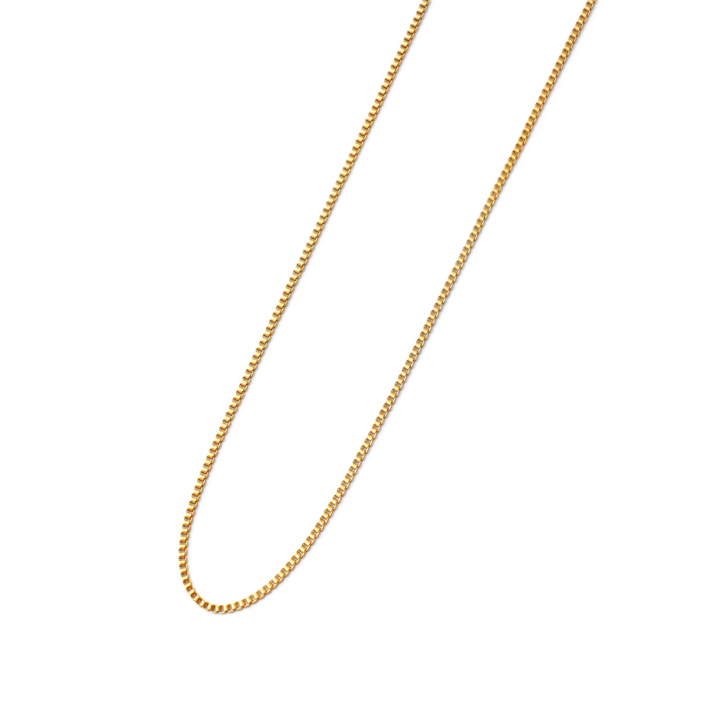 T　Box chain necklace(cne0102g)