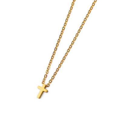Small cross necklace(cne0045g)